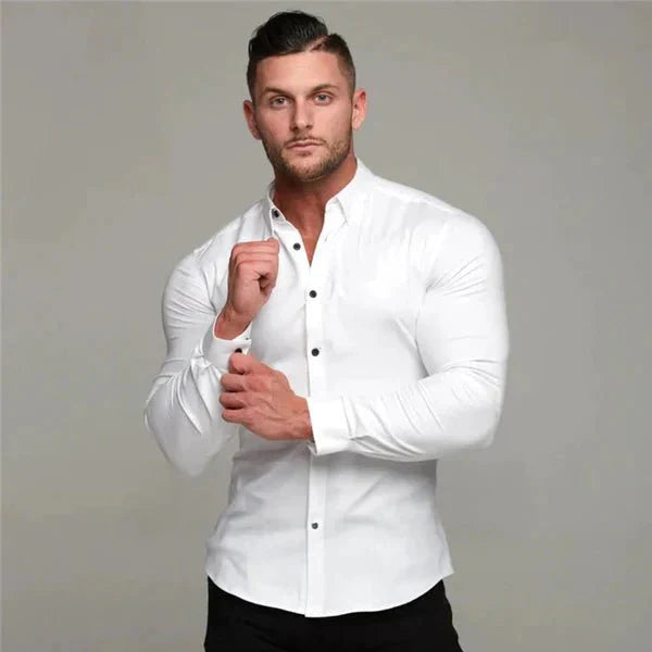 ElasTech Stretch and Wrinkle-Resistant Shirt